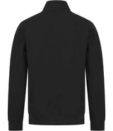 Henbury Unisex Sustainable 1/4 Zip Sweatshirt | Black thumbnail 2