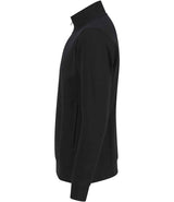 Henbury Unisex Sustainable 1/4 Zip Sweatshirt | Black thumbnail 3