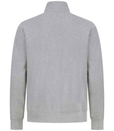 Henbury Unisex Sustainable 1/4 Zip Sweatshirt | Heather Grey thumbnail 6