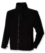 Henbury Micro Fleece Jacket | Black thumbnail 1