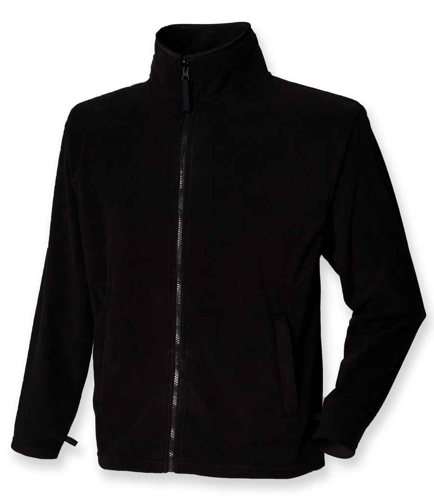 Henbury Micro Fleece Jacket | Black