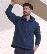 Henbury Micro Fleece Jacket | Navy thumbnail 2