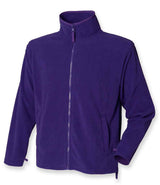 Henbury Micro Fleece Jacket | Purple thumbnail 1