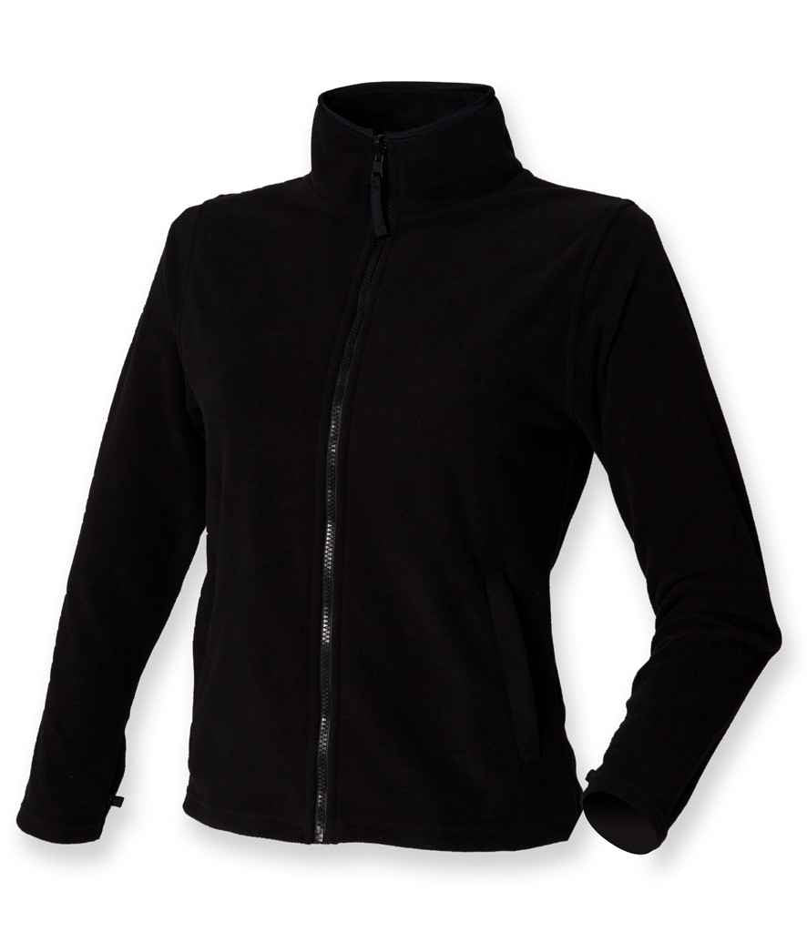 Henbury Ladies Micro Fleece Jacket | Black