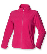 Henbury Ladies Micro Fleece Jacket | Fuchsia thumbnail 1
