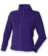 Henbury Ladies Micro Fleece Jacket | Purple thumbnail 3