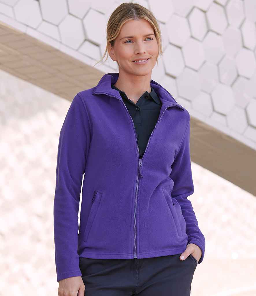 Henbury Ladies Micro Fleece Jacket | Purple