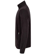Henbury Zip Neck Micro Fleece | Black thumbnail 3