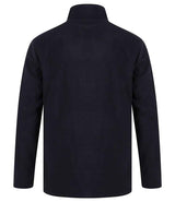 Henbury Zip Neck Micro Fleece | Navy thumbnail 4