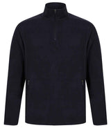 Henbury Zip Neck Micro Fleece | Navy thumbnail 3