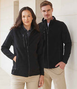 Henbury Recycled Polyester Micro Fleece Jacket | Black thumbnail 1