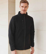 Henbury Recycled Polyester Micro Fleece Jacket | Black thumbnail 3
