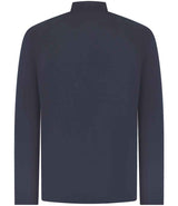 Henbury Zip Neck Wicking Top | Navy thumbnail 4