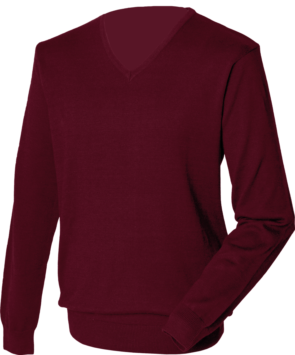 Henbury Lightweight Cotton Acrylic V Neck Sweater