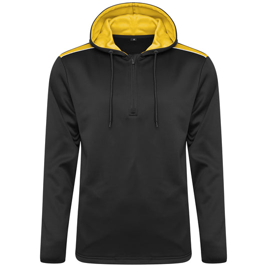 Heritage Hoodie - Black/Amber - 3XL