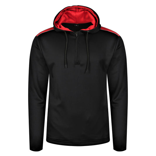 Heritage Hoodie - Black/Red - 3XL
