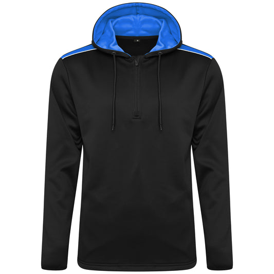 Heritage Hoodie - Black/Royal - 2XL