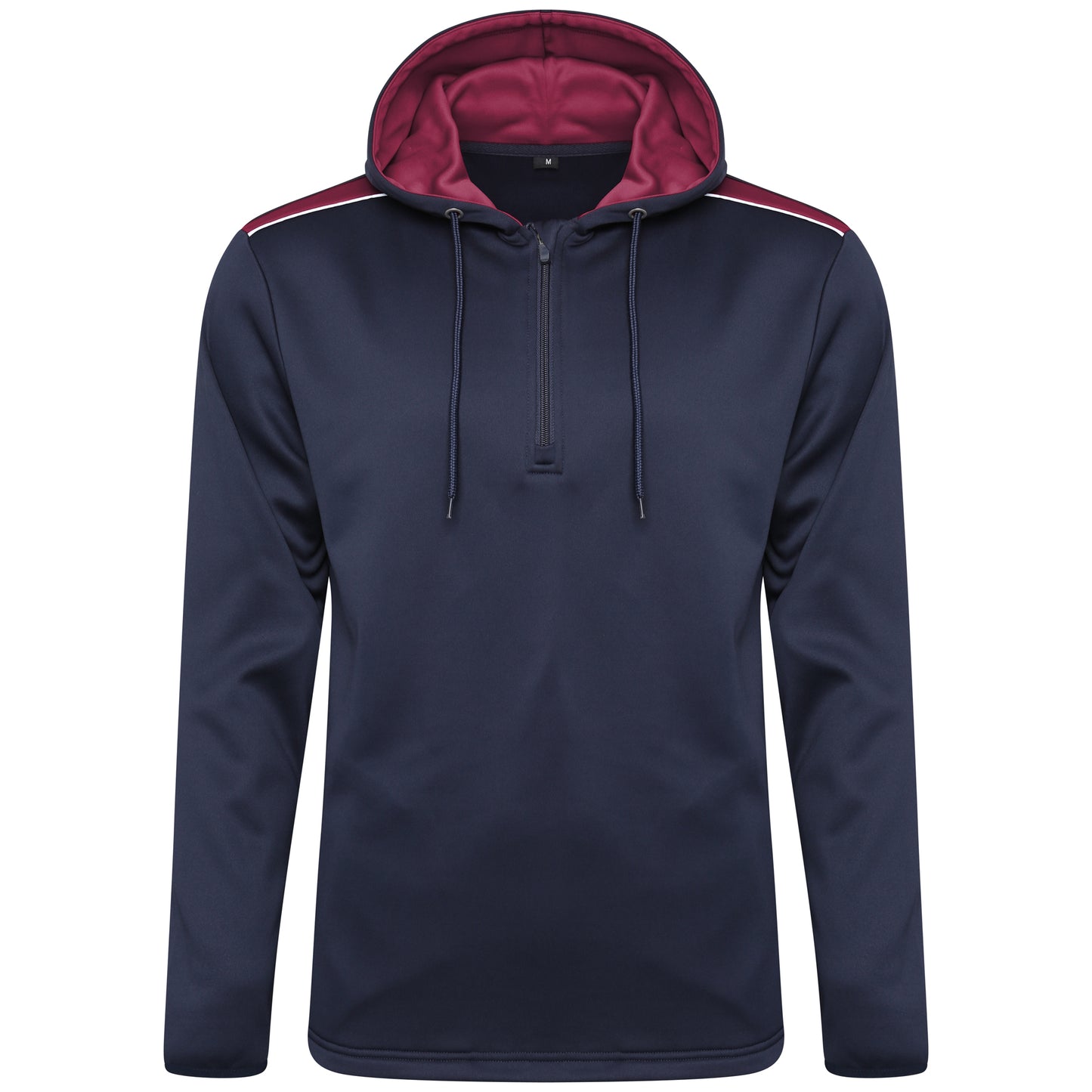 Heritage Hoodie - Navy/Maroon - L