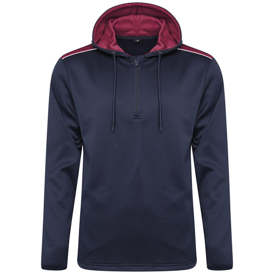 Heritage Hoodie - Navy/Maroon - S