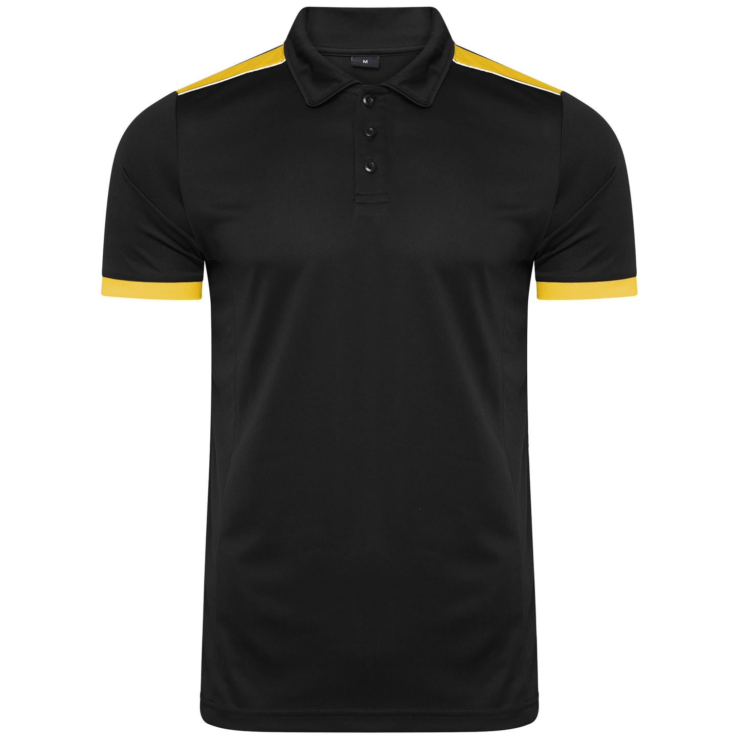 Heritage Polo - Black/Amber - L