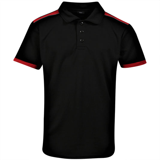 Heritage Polo - Black/Red - XSB
