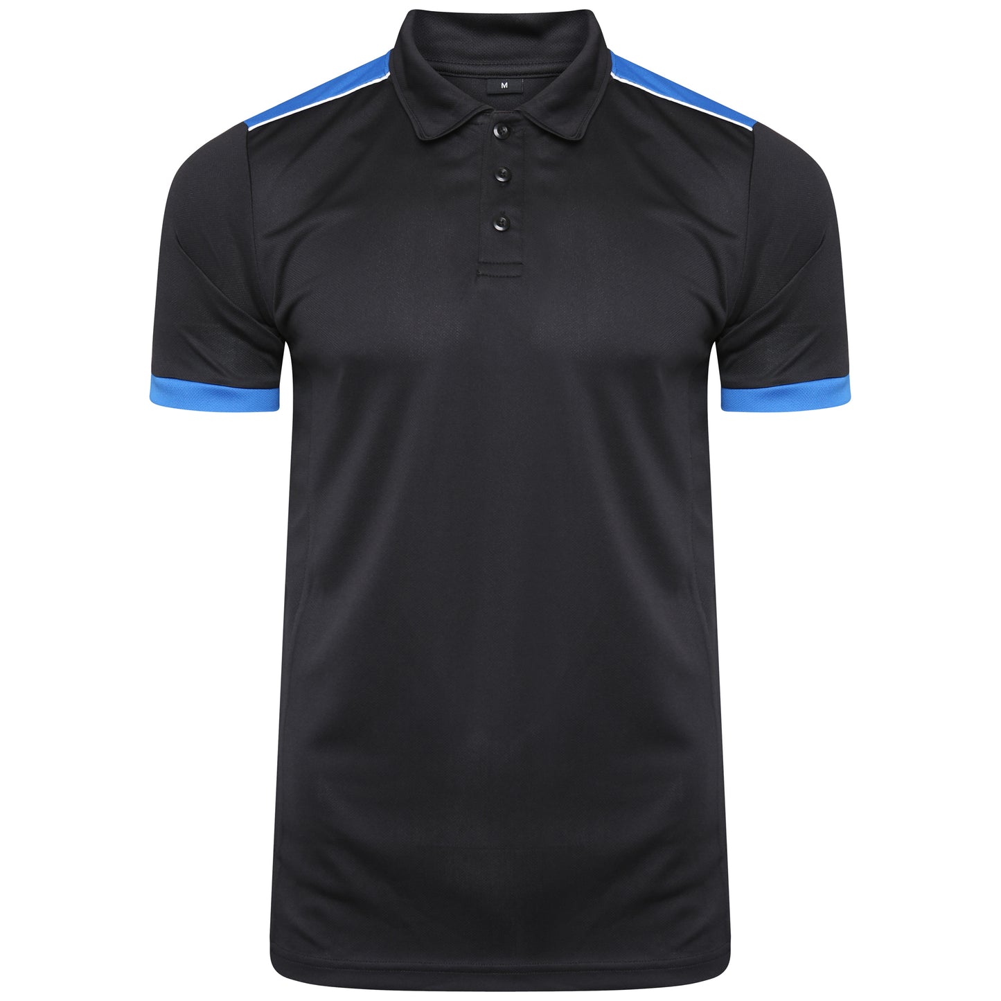 Heritage Polo - Black/Royal - 3XL