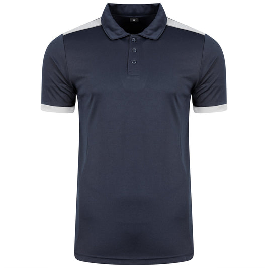 Heritage Polo - Navy/Silver - M
