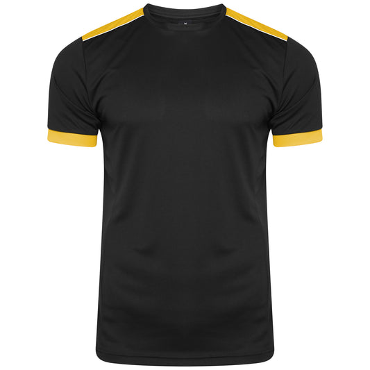 Heritage T-Shirt - Black/Amber - XSB