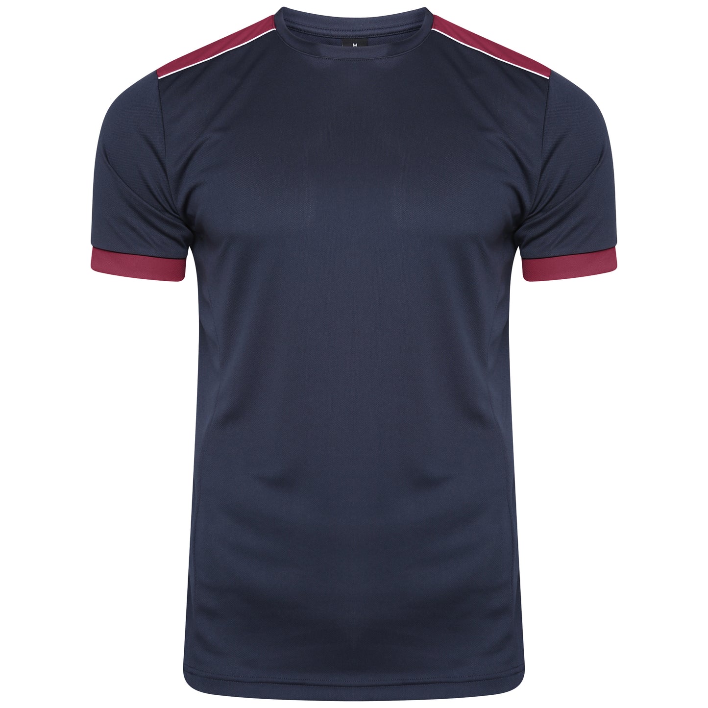 Heritage T-Shirt - Navy/Maroon - M
