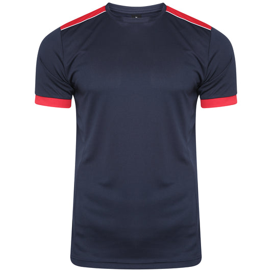 Heritage T-Shirt - Navy/Red - S