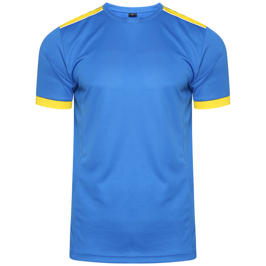 Heritage T-Shirt - Royal/Yellow - XSB