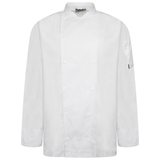 Chefs Jacket Long Sleeve - White - 2XS