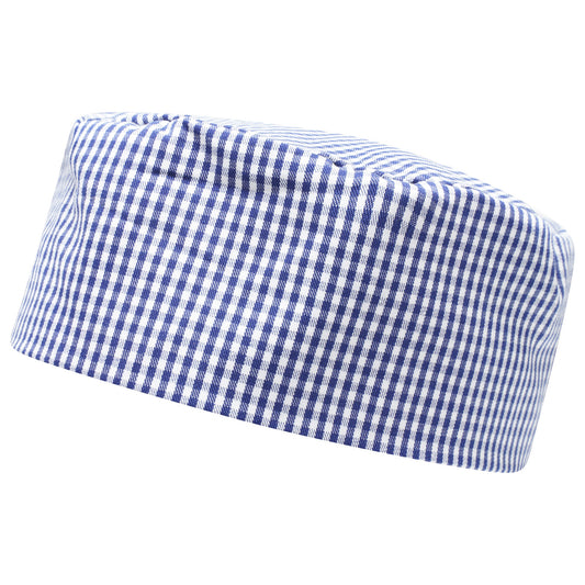 Chefs Skull Cap - Check - OS