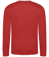 AWDis Cool Long Sleeve Wicking T-Shirt | Fire Red thumbnail 2