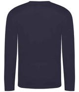 AWDis Cool Long Sleeve Wicking T-Shirt | French Navy thumbnail 2