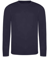 AWDis Cool Long Sleeve Wicking T-Shirt | French Navy thumbnail 1
