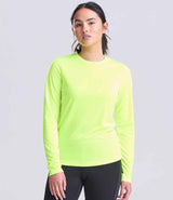 AWDis Ladies Cool Long Sleeve T-Shirt | Electric Yellow thumbnail 1