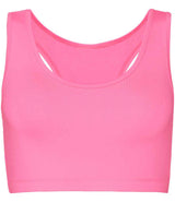 AWDis Ladies Cool Sports Crop Top | Electric Pink thumbnail 1