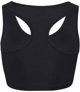 AWDis Ladies Cool Sports Crop Top | Jet Black thumbnail 6