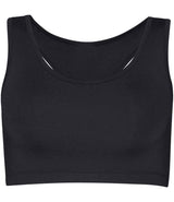 AWDis Ladies Cool Sports Crop Top | Jet Black thumbnail 5