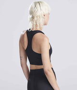 AWDis Ladies Cool Sports Crop Top | Jet Black thumbnail 3