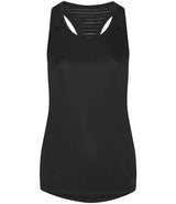 AWDis Ladies Cool Smooth Workout Vest | Jet Black thumbnail 1