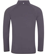 AWDis Cool Half Zip Sweat Top | Charcoal/Jet Black thumbnail 2