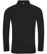 AWDis Cool Half Zip Sweat Top | Jet Black/Arctic White thumbnail 2