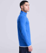 AWDis Cool Half Zip Sweat Top | Royal Blue/Arctic White thumbnail 2
