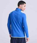 AWDis Cool Half Zip Sweat Top | Royal Blue/Arctic White thumbnail 3