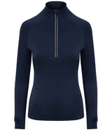 AWDis Ladies Cool-Flex™ Half Zip Top | French Navy thumbnail 1