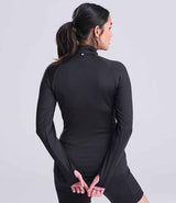 AWDis Ladies Cool-Flex™ Half Zip Top | Jet Black thumbnail 3