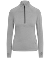 AWDis Ladies Cool-Flex™ Half Zip Top | Silver Grey thumbnail 1