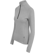 AWDis Ladies Cool-Flex™ Half Zip Top | Silver Grey thumbnail 3